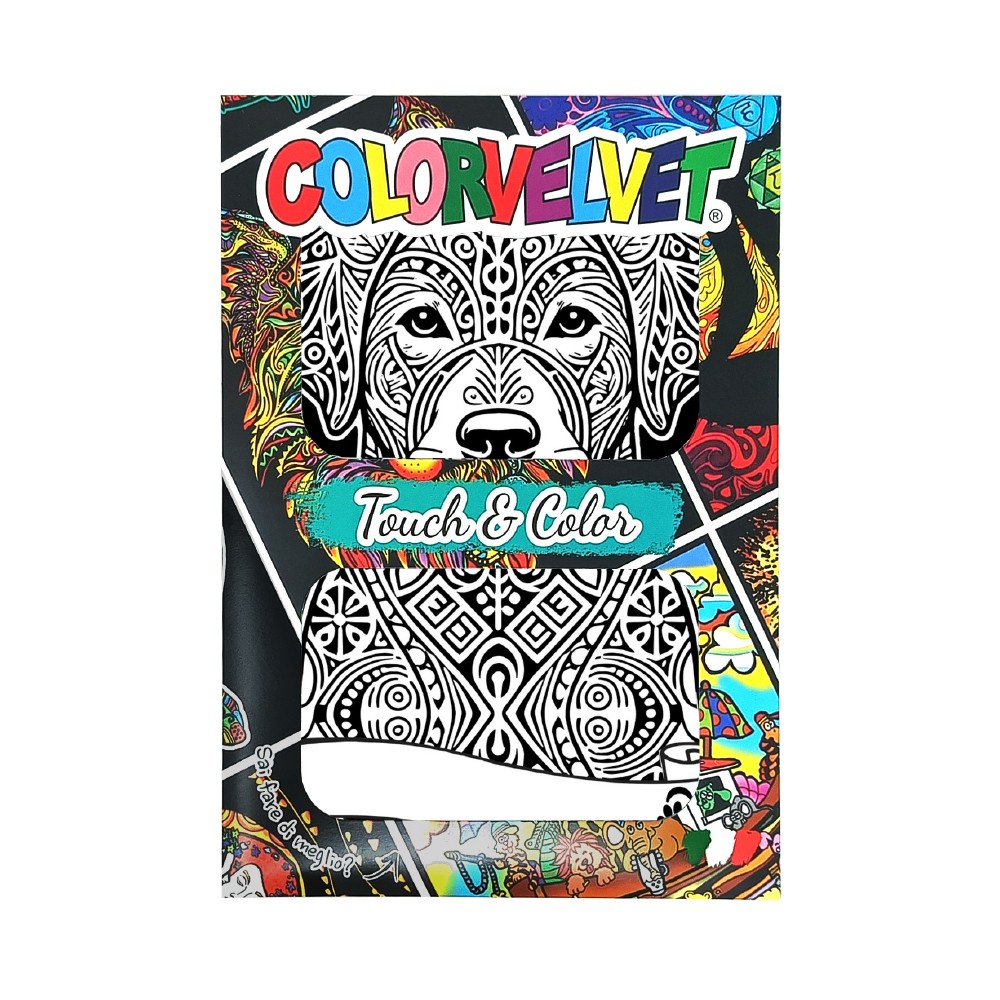 Color Velvet A4 Designs Multicolored Puppies – Toy For Children 6+ Years