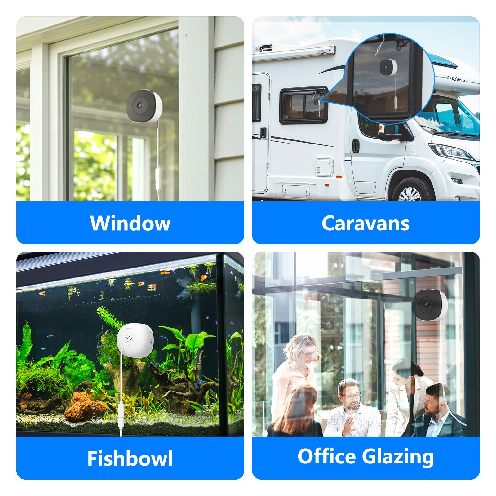 Wansview 2K Window Camera WIFI Security Camera 24/7 Recording Indoor Camera 3MP