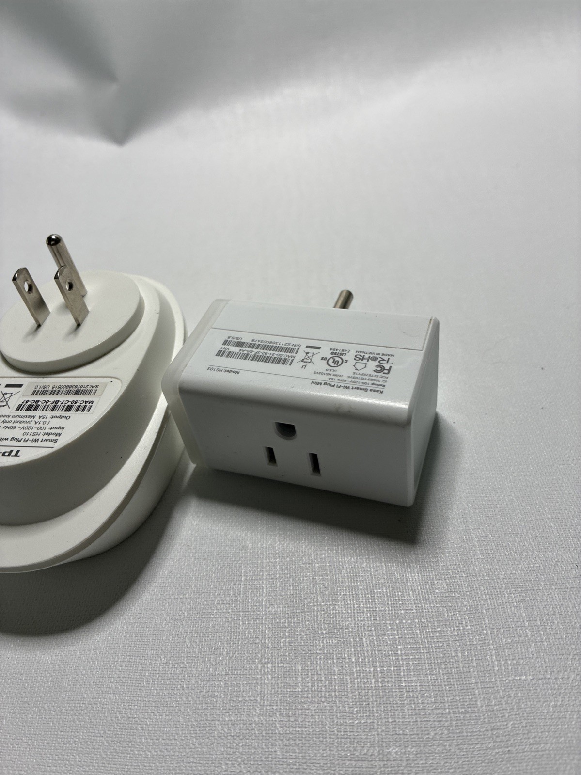 TP-Link Kasa HS103 Smart Wi-Fi Plug & HS110 Plug