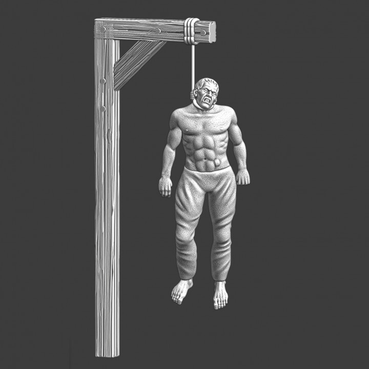 Northern Crusades Miniatures Medieval Hanging Punishment Terrain Scenery 28 32mm