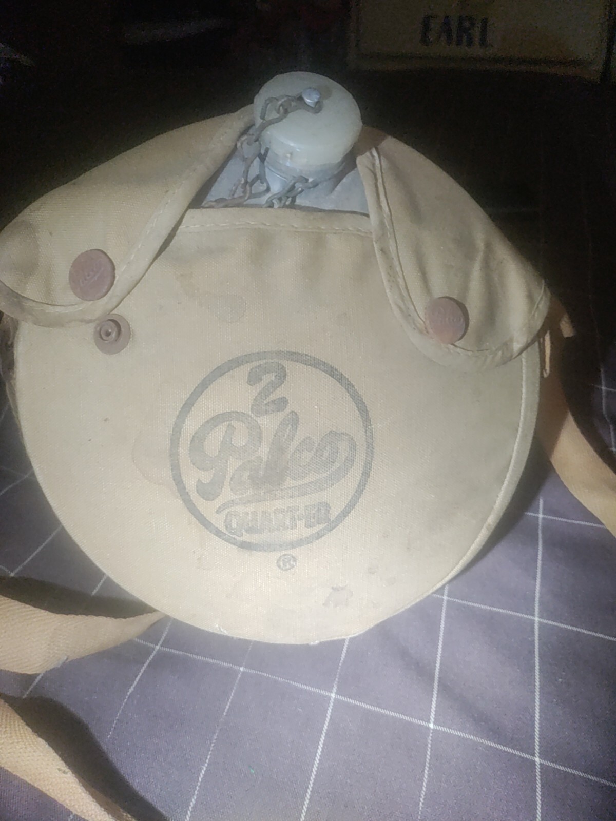 Vintage Palco 2 Quart “2 Quart-er” Aluminum Canteen circa 1967