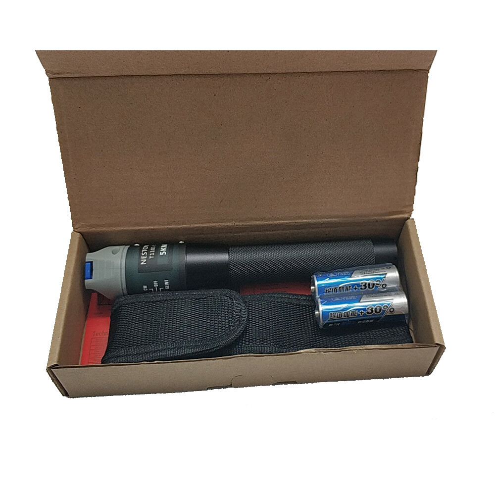Fiber Optic FTTH Tool Kit with FC-6S Cleaver Optical Power Meter Visual US