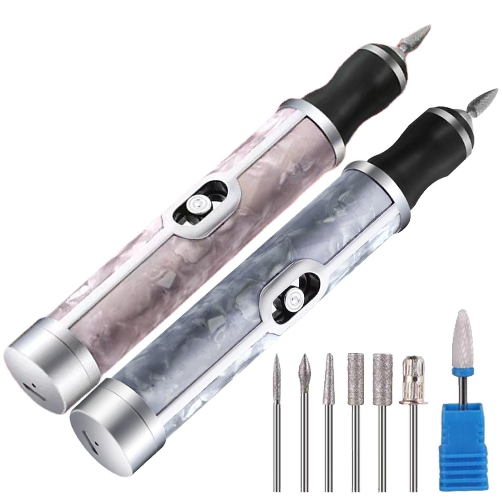 Nail Grinder for Human Toenail Sander for Thick Nails Cordless 4 Speeds