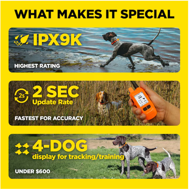 Dogtra Pathfinder2 Mini Compass - Handheld GPS Dog Tracking and Training System