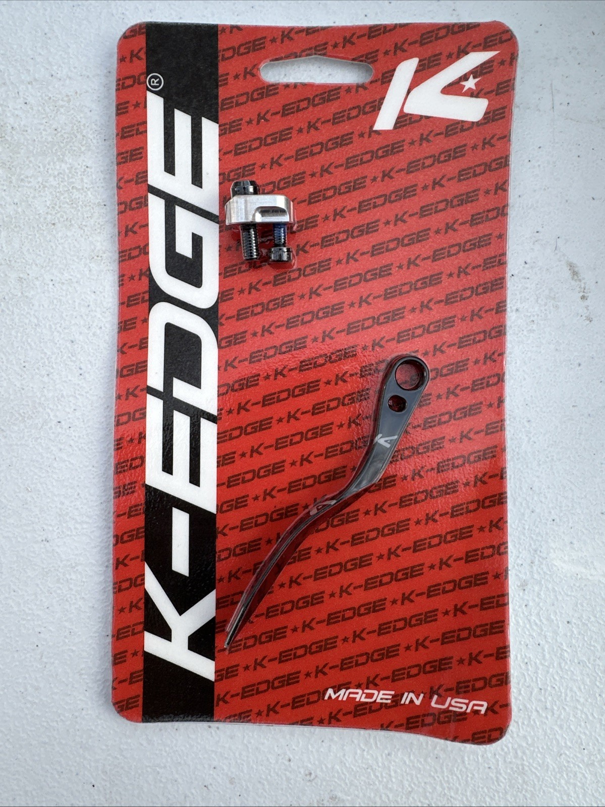 NEW K-EDGE Road Braze-on Chain Catcher Black Anodize w/ Hardware FREE S+H