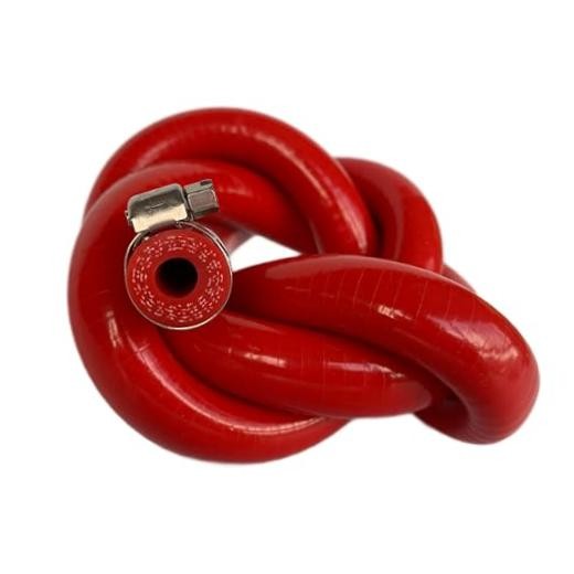 High Temp Reinforced Silicone Heater Tubing Hose 8MM (5/16") X 3.28FT Red