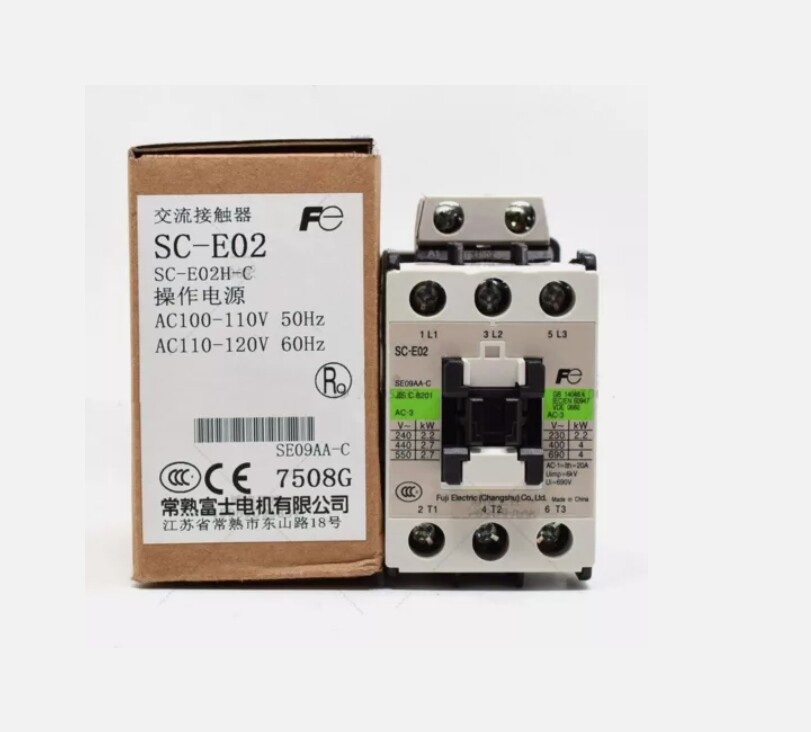 One New Fuji SC-E02 110VAC Magnetic Contactor SCE02 Free Shipping