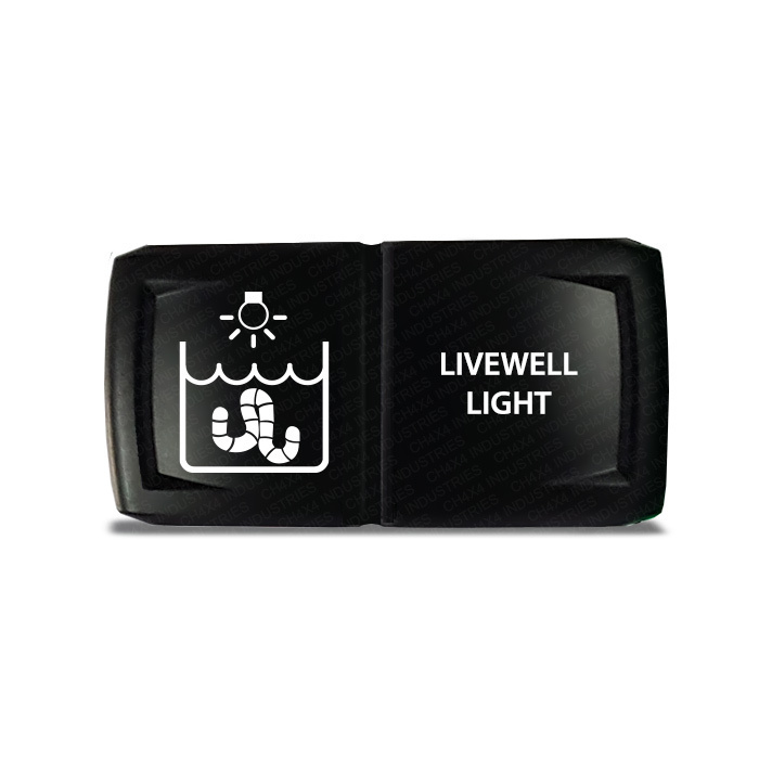 CH4X4 Marine Rocker Switch V2  LiveWell Light Symbol 2