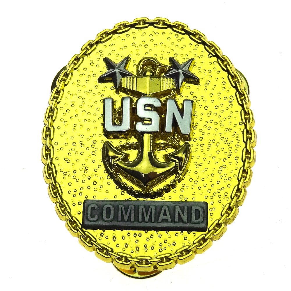 US Navy Badge USN U.S. Navy Command Metal Badge Pin Insignia