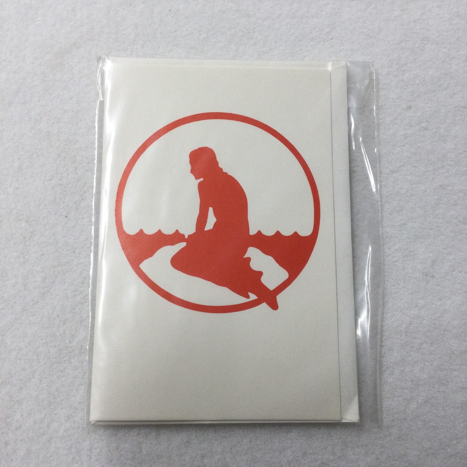 Rosendal Trading Red Little Mermaid Danish Stationery Set Notecards Denmark