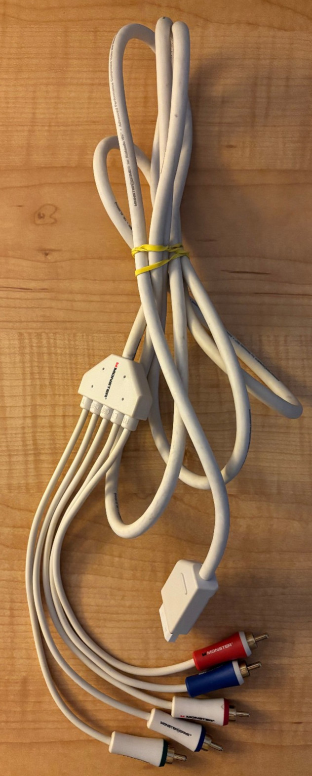 NINTENDO WII MONSTER BRAND COMPONENT AV AUDIO HD VIDEO CABLE