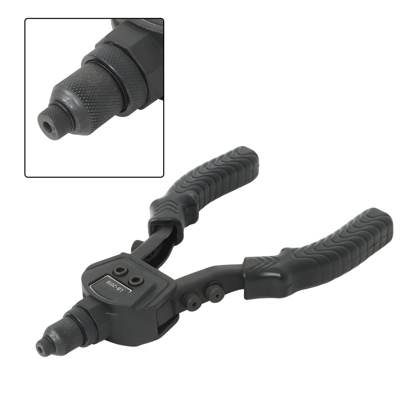 1/4 Pop Rivet Gun Kit with 200 Blind Rivet and 5 Interchangeable Rivet Head
