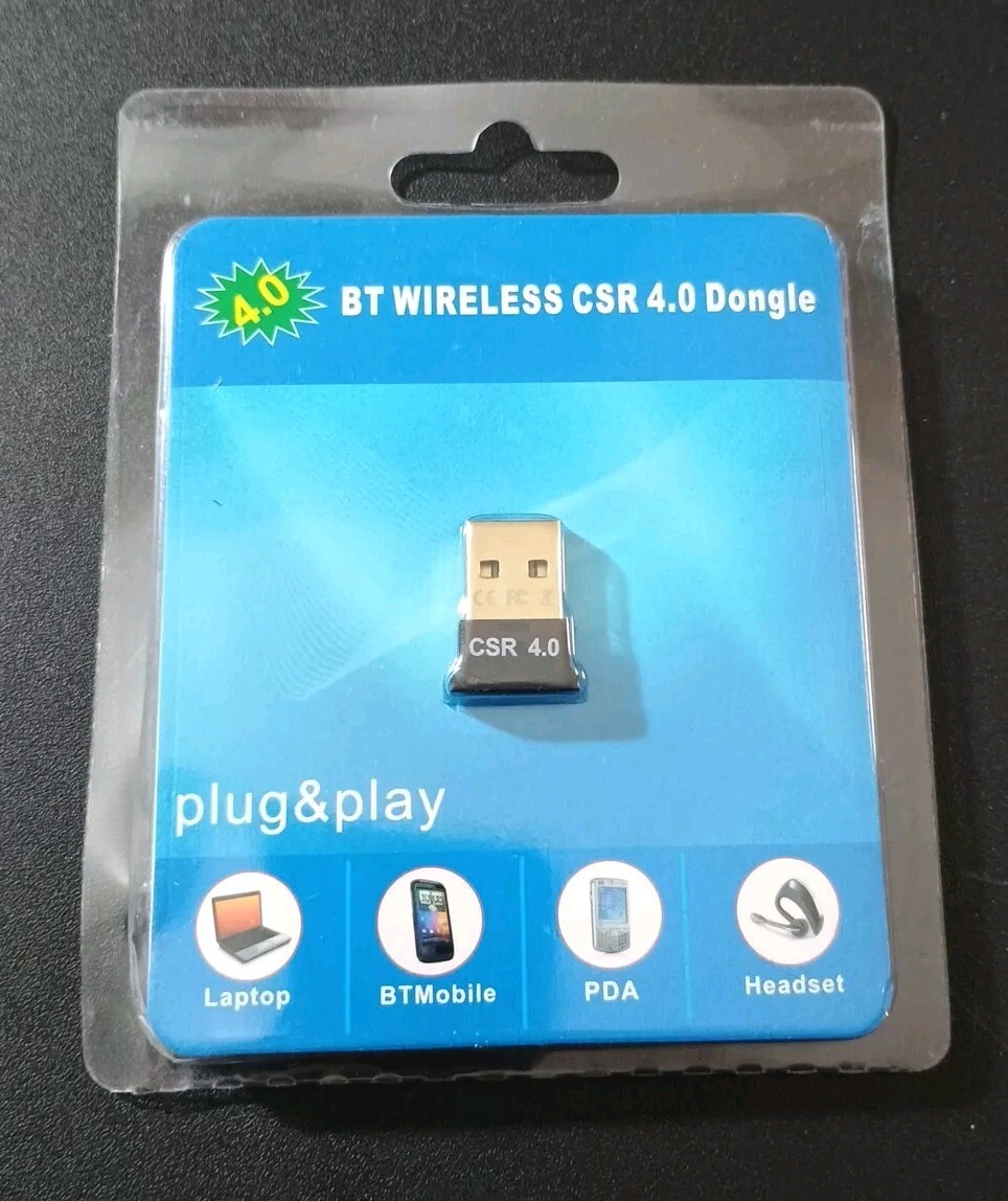 BT Wireless CSR 4.0 Dongle Plug And Play New Sealed