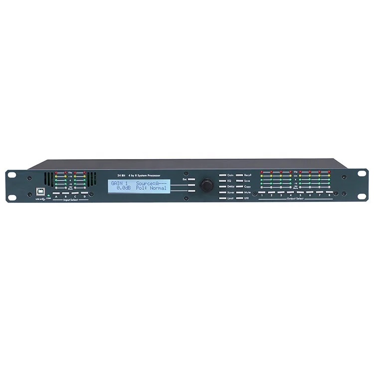 4.8SP  Audio Effects DSP Processor Sound Equipment Digital Audio Processor