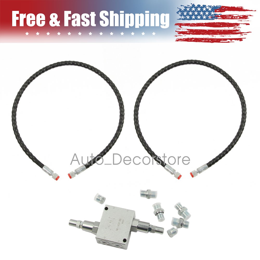 1/4” Fit for Swivel Motor Assembled Mini Excavator Cushion Valve Kit Complete