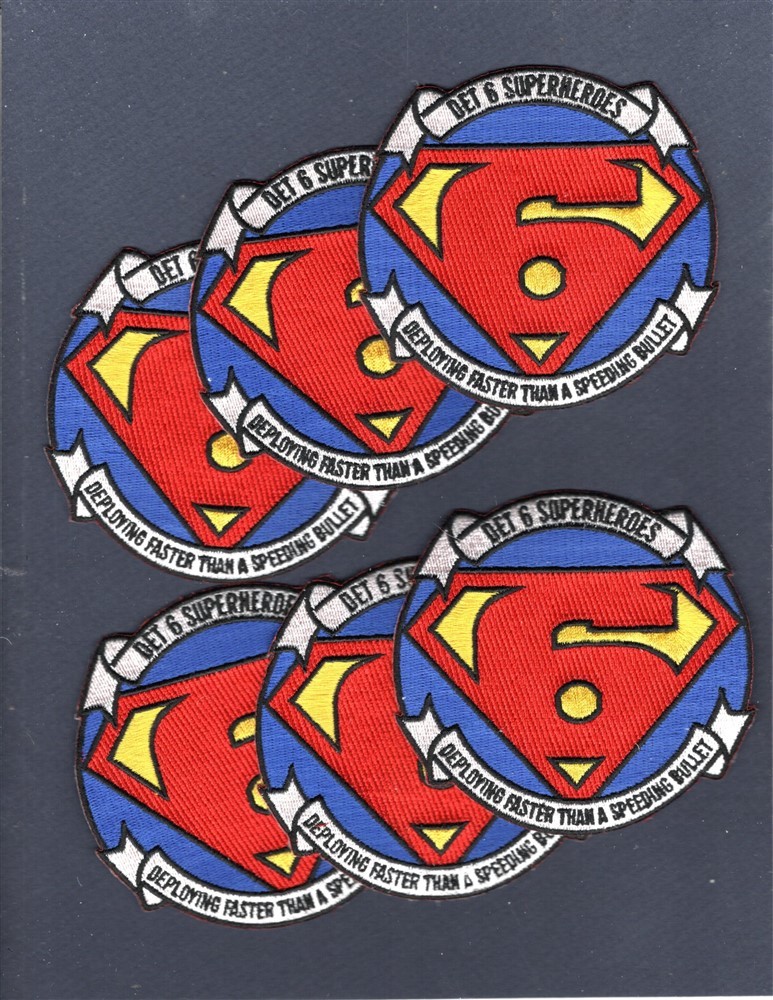 Dealer Lot HSL-49 SCORPIONS DET 6 SUPER HEROES US NAVY Squadron Patch Set of 6