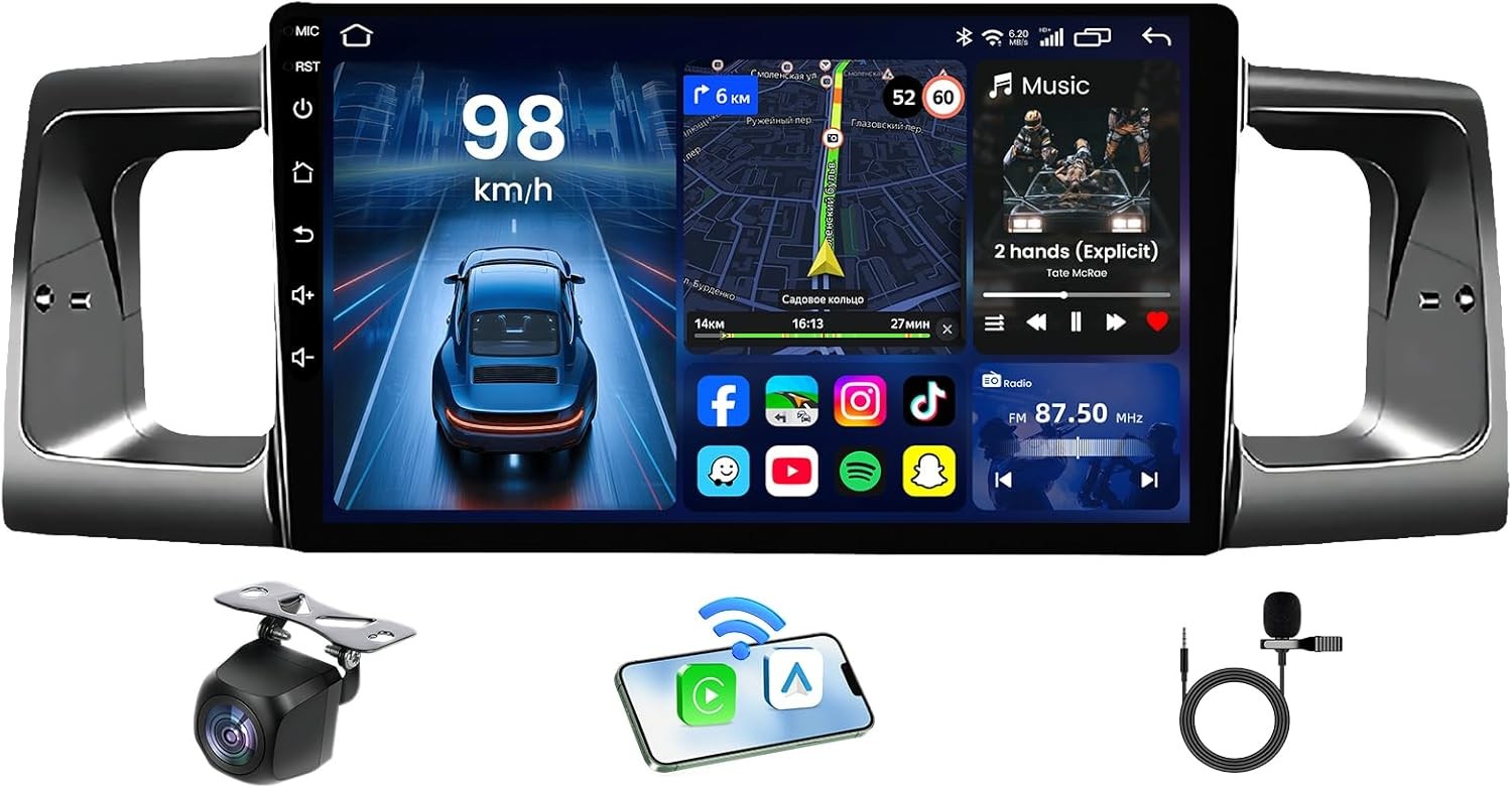 4+64G Carplay For Toyota Corolla 2003-2008 Android 13 Auto Car Stereo Radio GPS