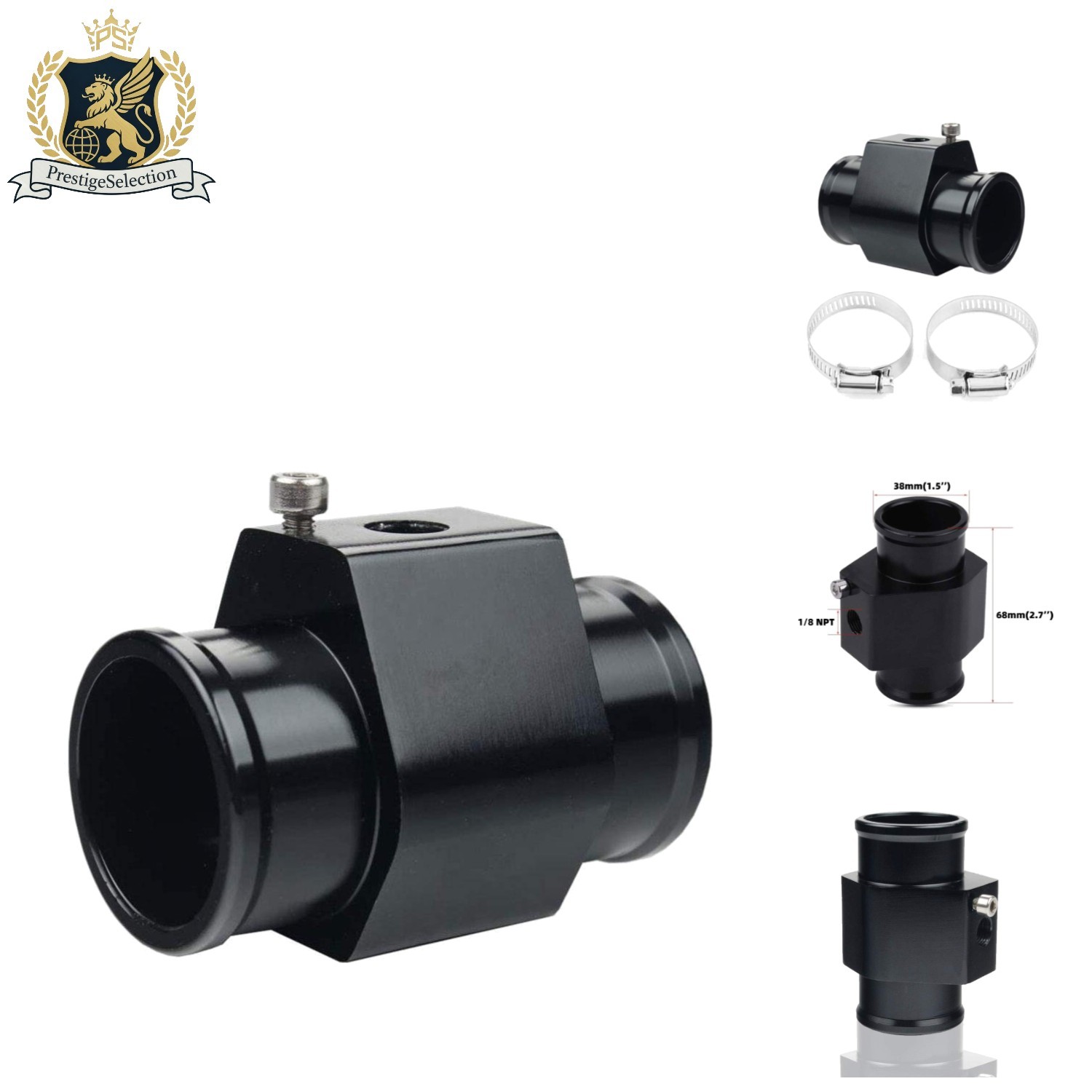 38mm Universal Water Temp Joint Pipe for Accurate Vehicle Temperature Monitoring