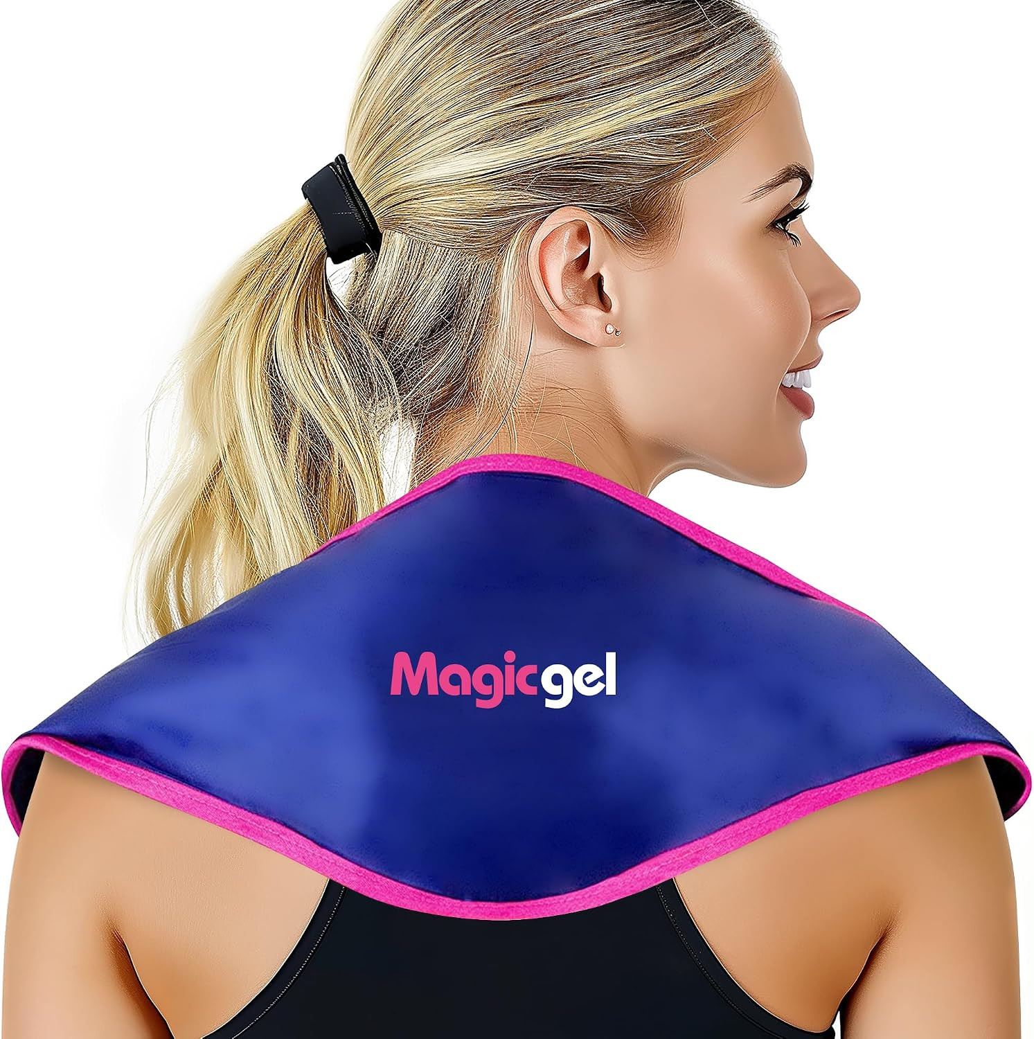 Neck Ice Pack - Soothing Pain Relief for Neck & Shoulder Pain. Cold Cervical Co