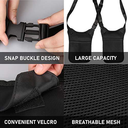 Anti-Theft Hidden Underarm Strap Wallet Phone Holster Bag Leisure Double Pouch