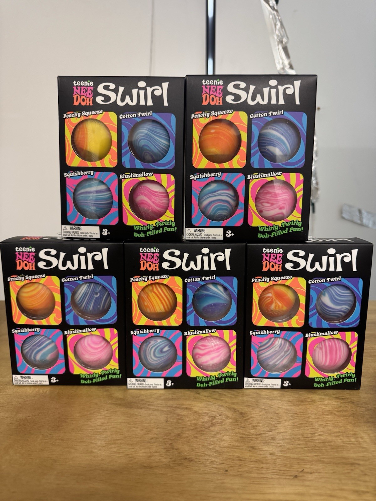 Teenie Nee Doh Swirl 4 Pack Lot Of 5 Viral Tik Tok