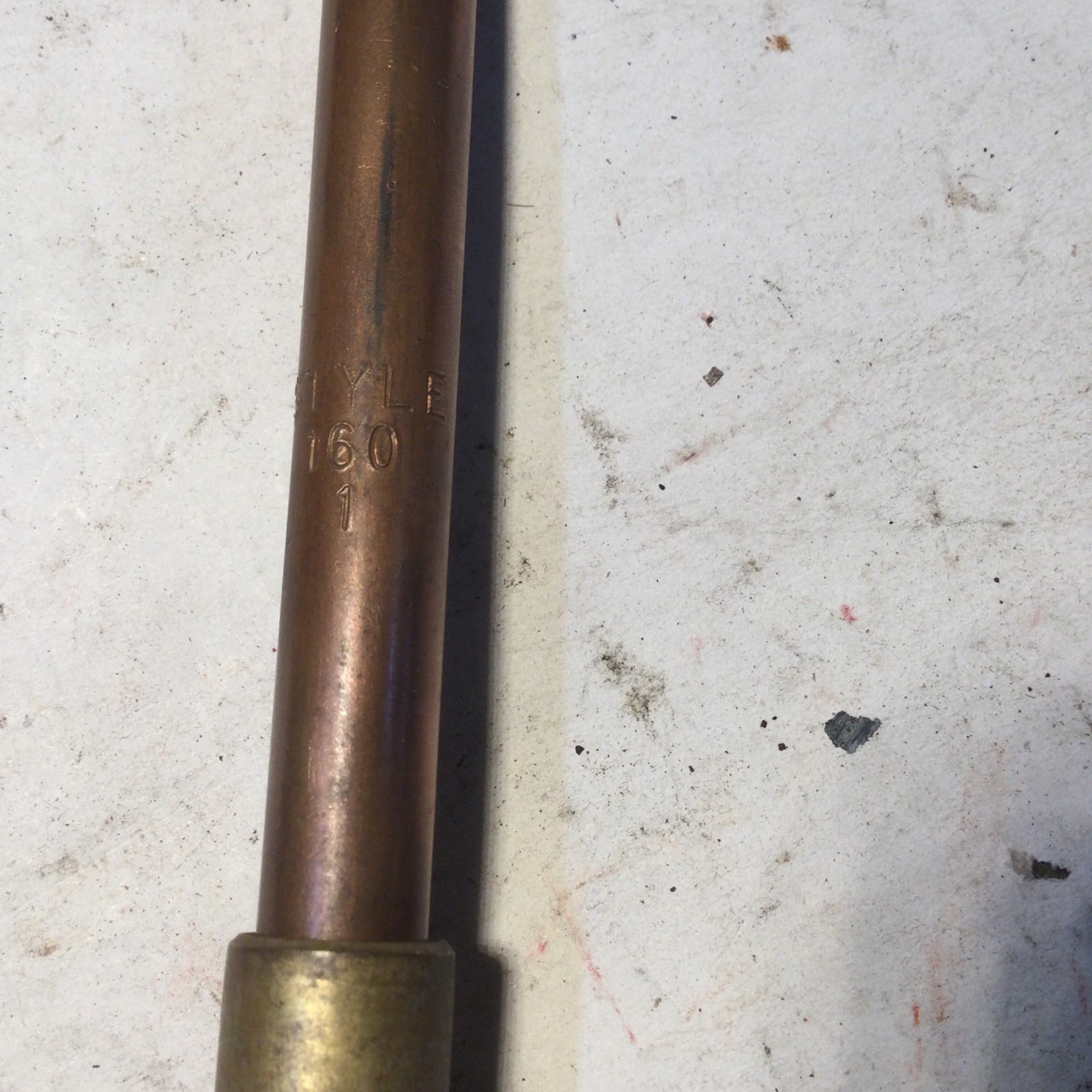 STYLE 160 1, ?, 3 Brazing Welding Torch Tip Set NOS NNB Free Shipping
