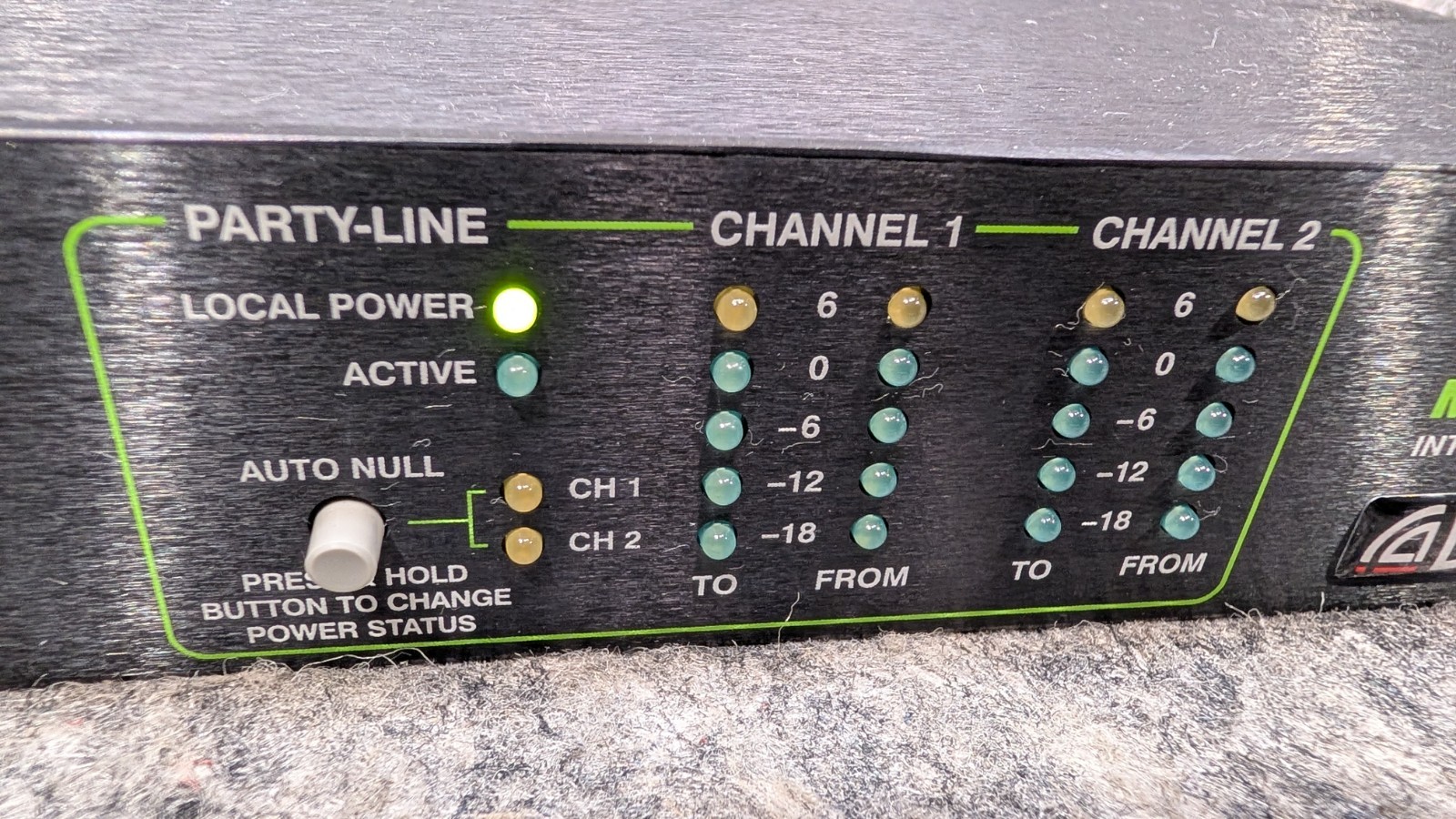 Studio Technologies Model 45DR Dante Intercom Interface with Rack Mount Kit