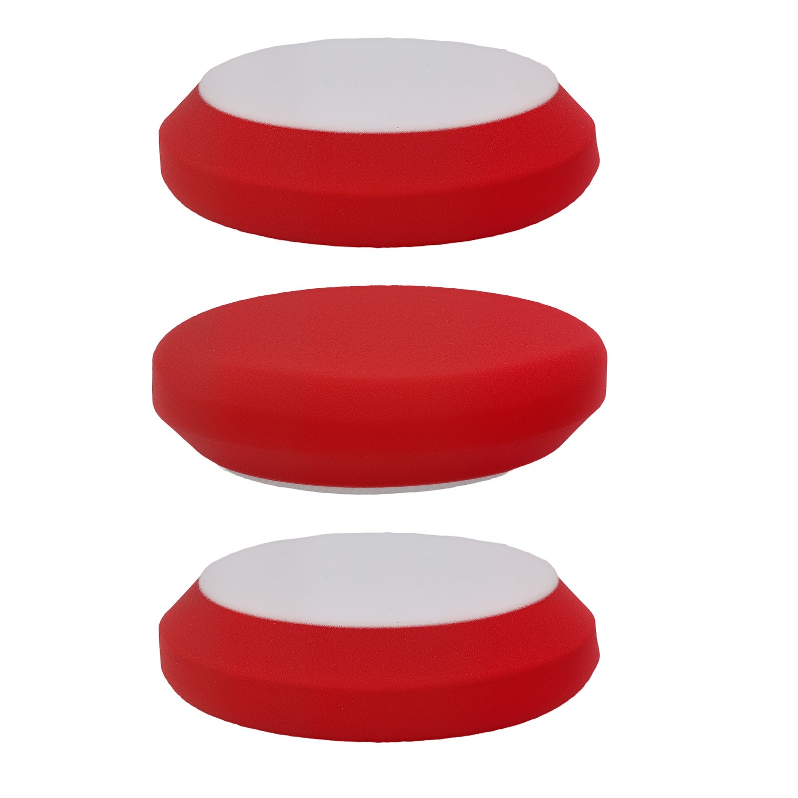 3-inch Foam Buffing Pads for Polisher Waxing Machine Washable Set 3-Pack