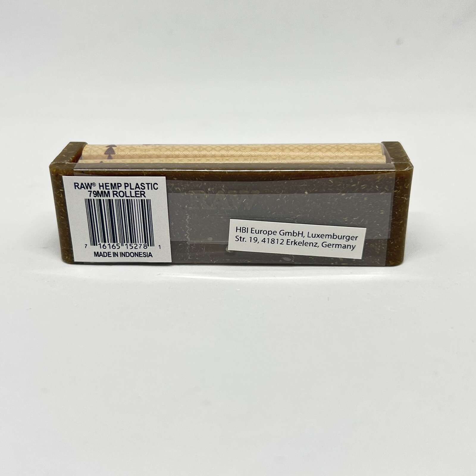 Raw 79mm Rolling Machine Roller Hemp composite Plastic Display/Retailer Box 12ct