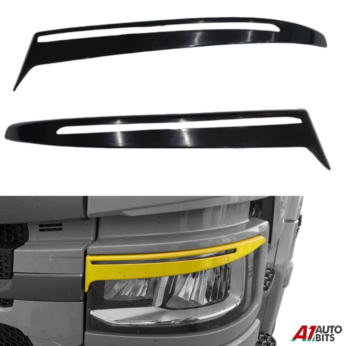 Decoration Evil Eye Headlight Eyebrows for Scania R S 2017+ Next Gen Plastic