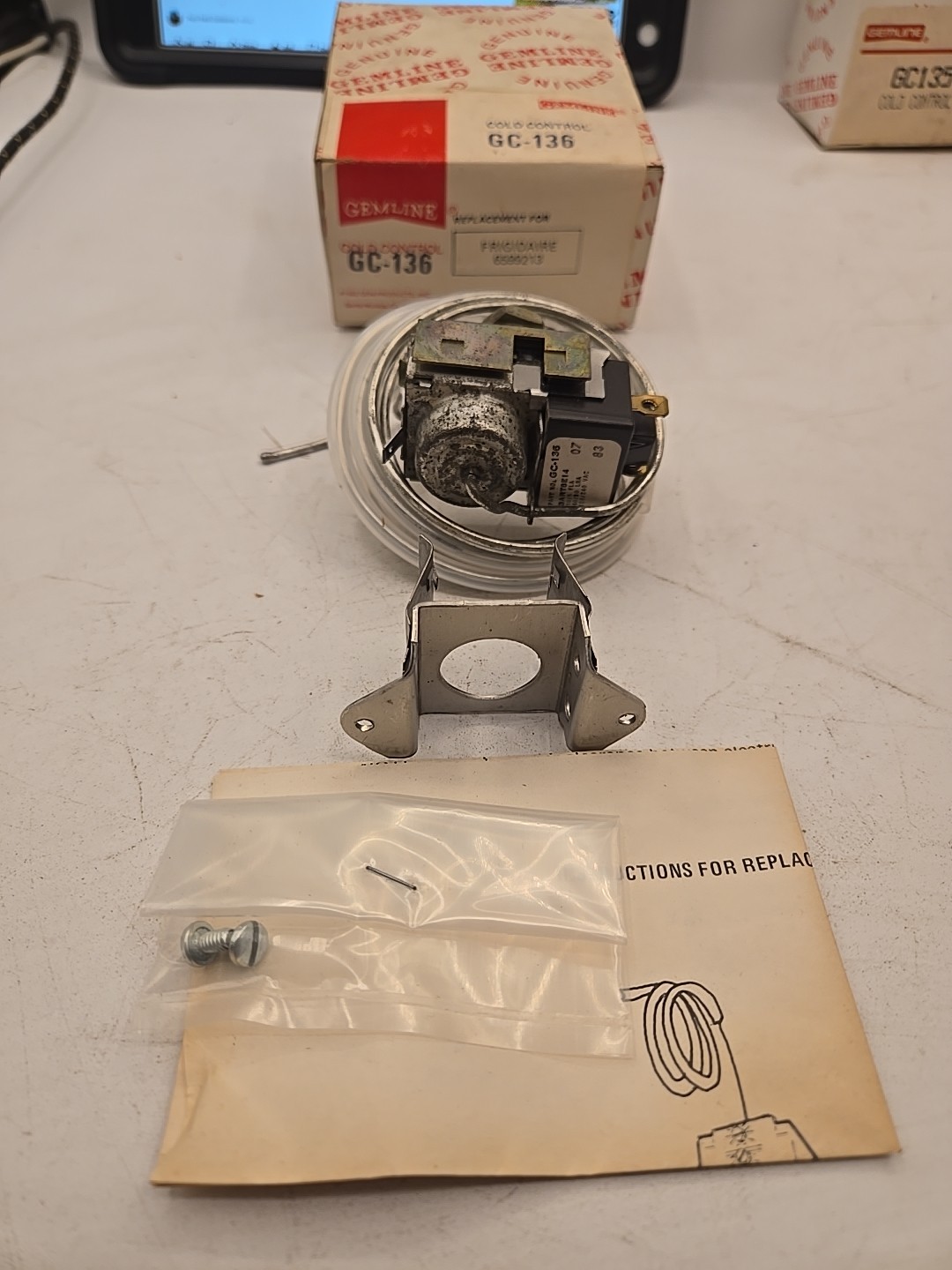 Gemline FRIGIDAIRE Cold Control K-136-70, K-136,  GC-136)l, 6599213 NOS (LT19)
