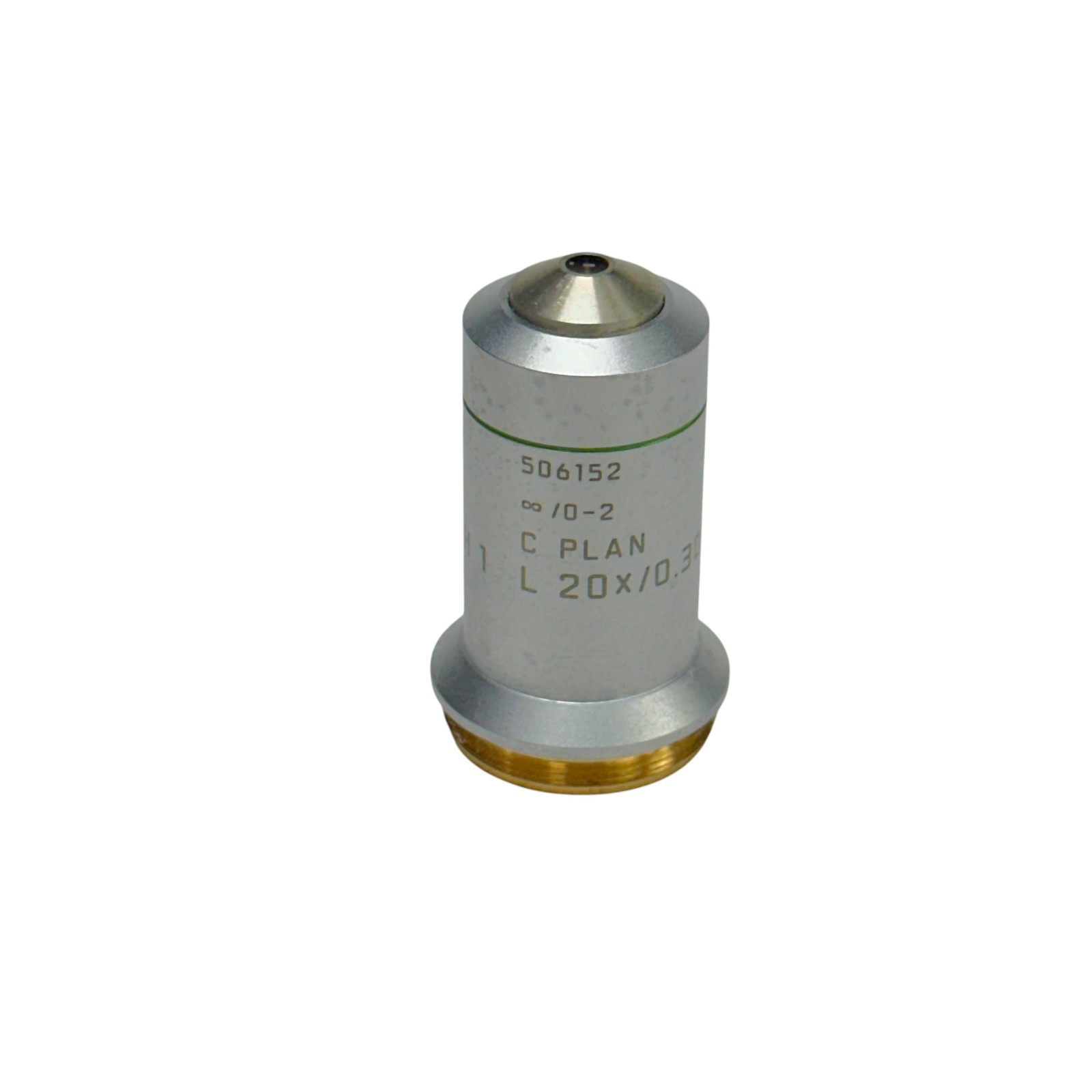 Leica 506152 C PlanL 20x/0.30 Ph1 Phase Contrast Microscope Objective Lens ∞/0-2