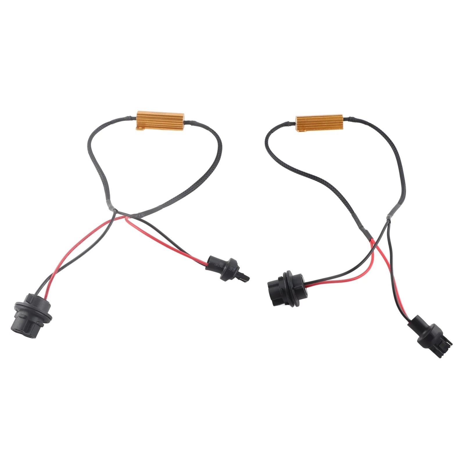 Wire LED Resistor Canceler Error Decoder 7440 Harness DRL Bulb Light Replace