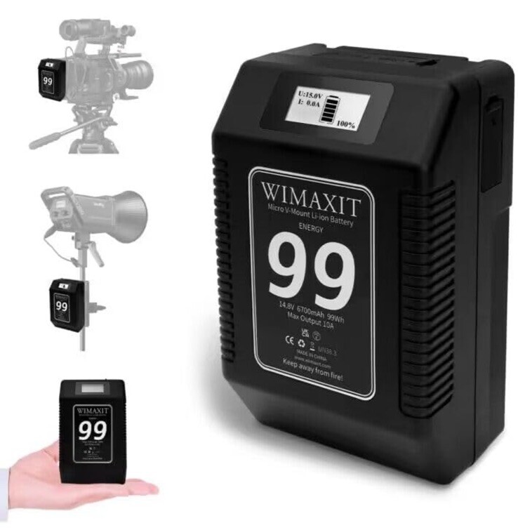 WIMAXIT ENERGY 99 V Lock Battery 6700mAh with D Tap, USB A,USB-C PD Port - NEW!!