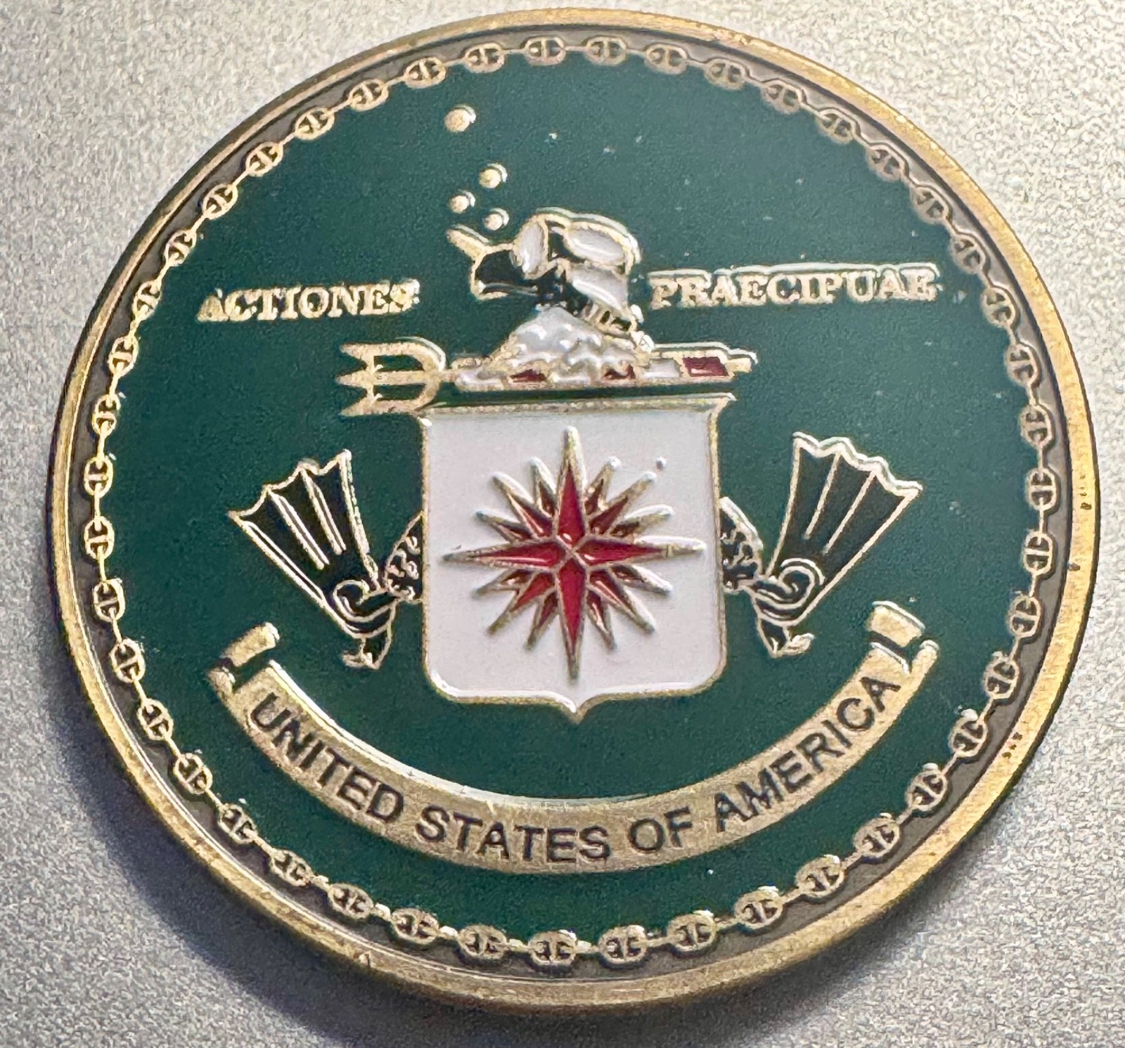 CIA SAD Special Operations Group Special Activities Division Challenge Coin Set