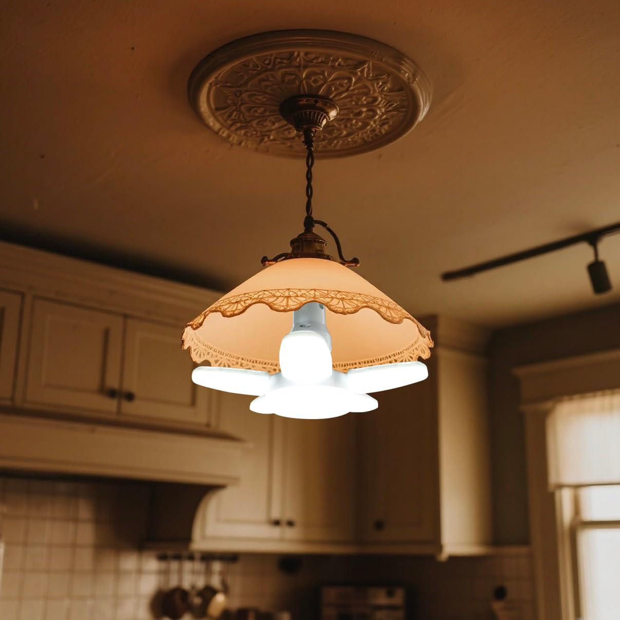 26/E27 Light Bulb⭐ Socket Extender⭐5.31 Inch Ceiling Fan Light Adapter⭐⭐