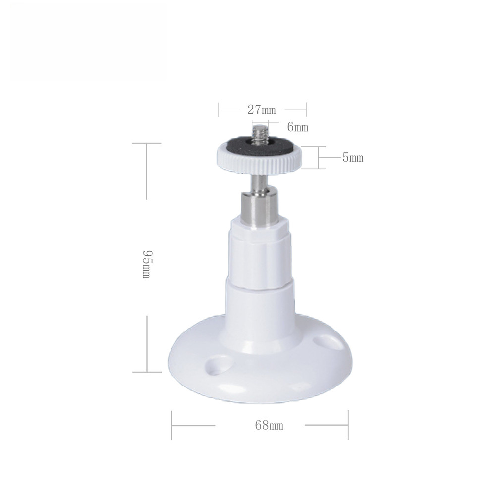 4PCS Wall Mount Bracket for Surveillance Cameras Adjustable Angle ABS Material