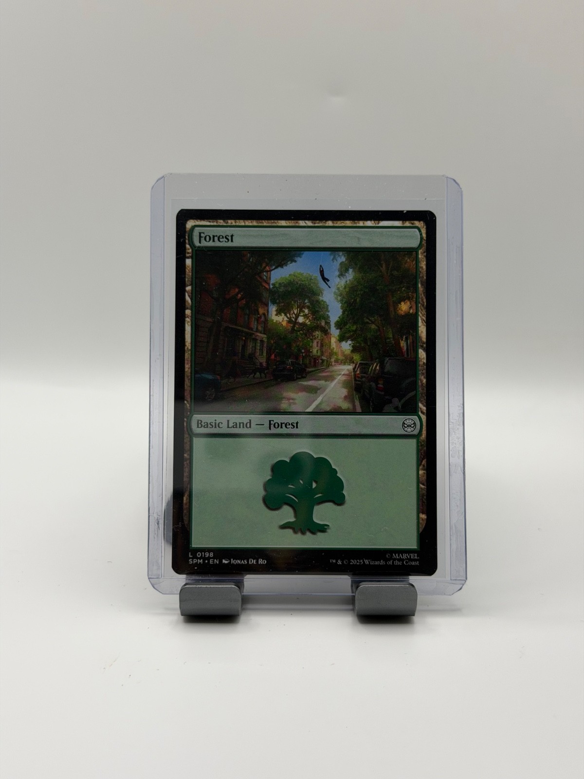 MTG, Forest $3 ORDER MIN (0198) Marvel's Spider-Man Regular Basic Land