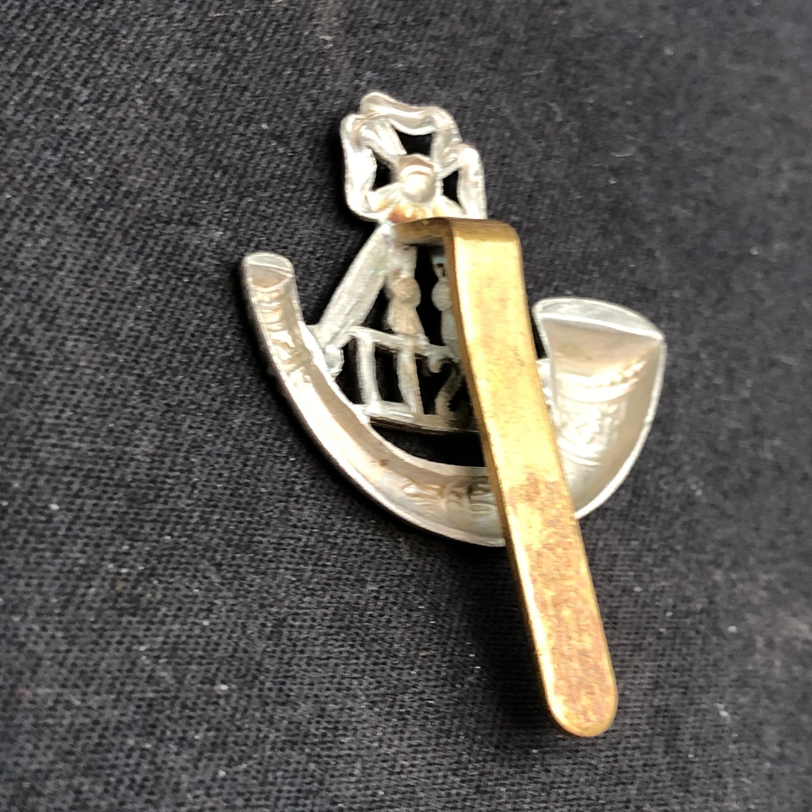 King's Shropshire Light Infantry - Original British Army Cap Badge