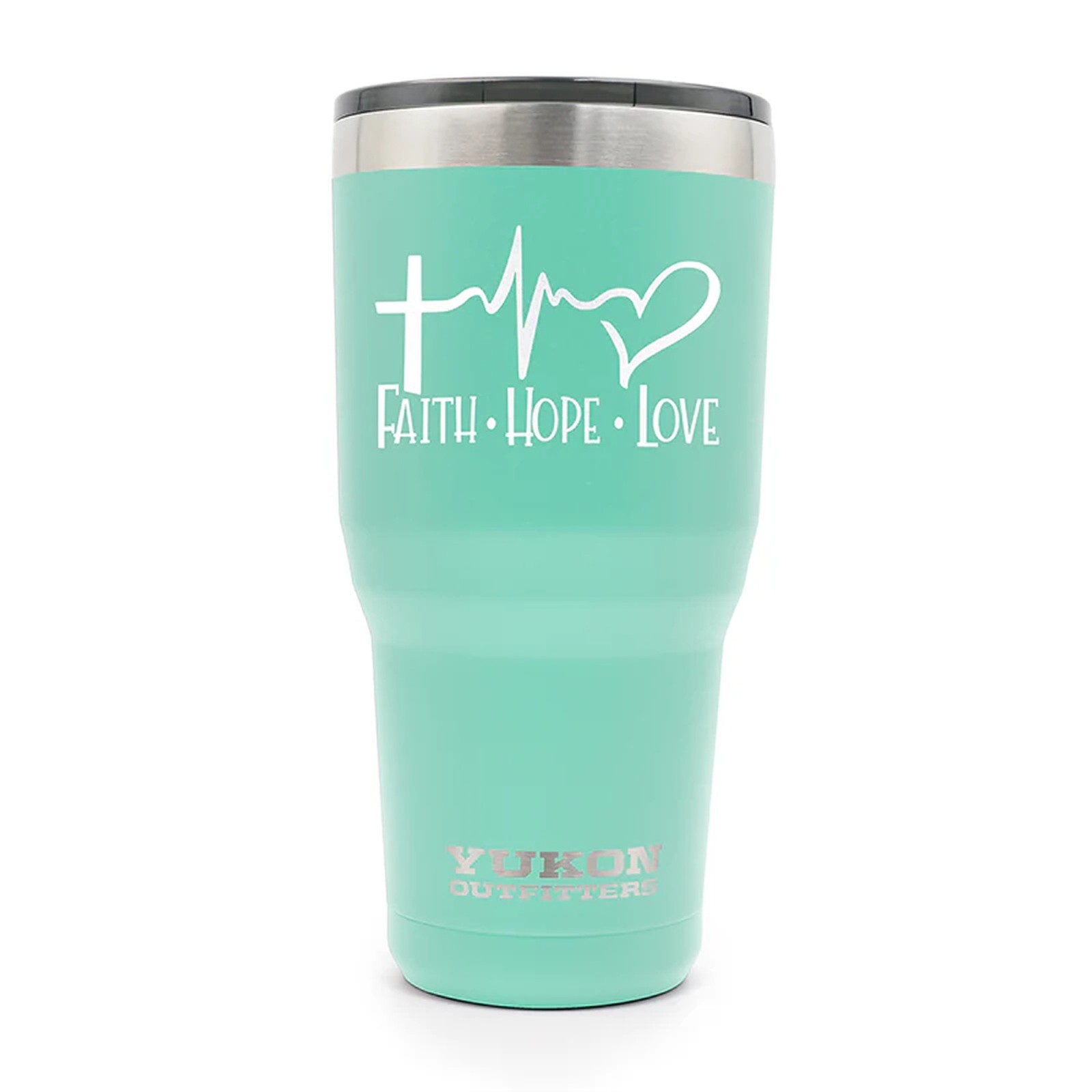 YUKON OUTFITTERS Freedom 30oz Faith/Hope/Love/Seafoam Tumbler (MGYT30FHL07)