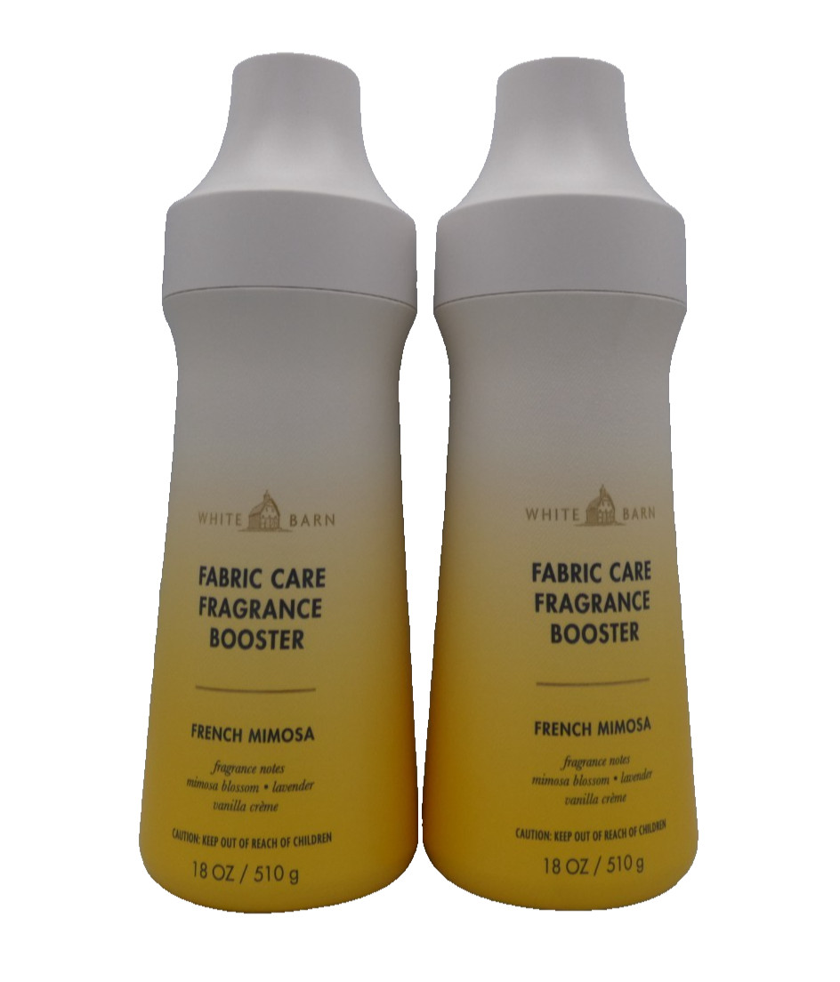 2 BATH & BODY WORKS FRENCH MIMOSA FABRIC CARE FRAGRANCE BOOSTER SCENT White Barn