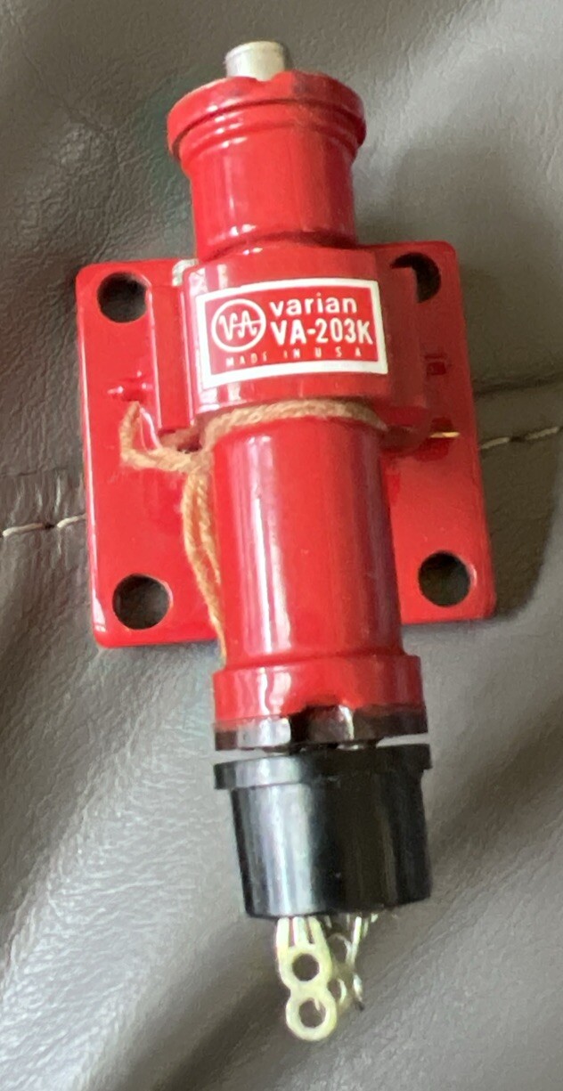 Varian VA-203K Made In USA  X491 Tu14