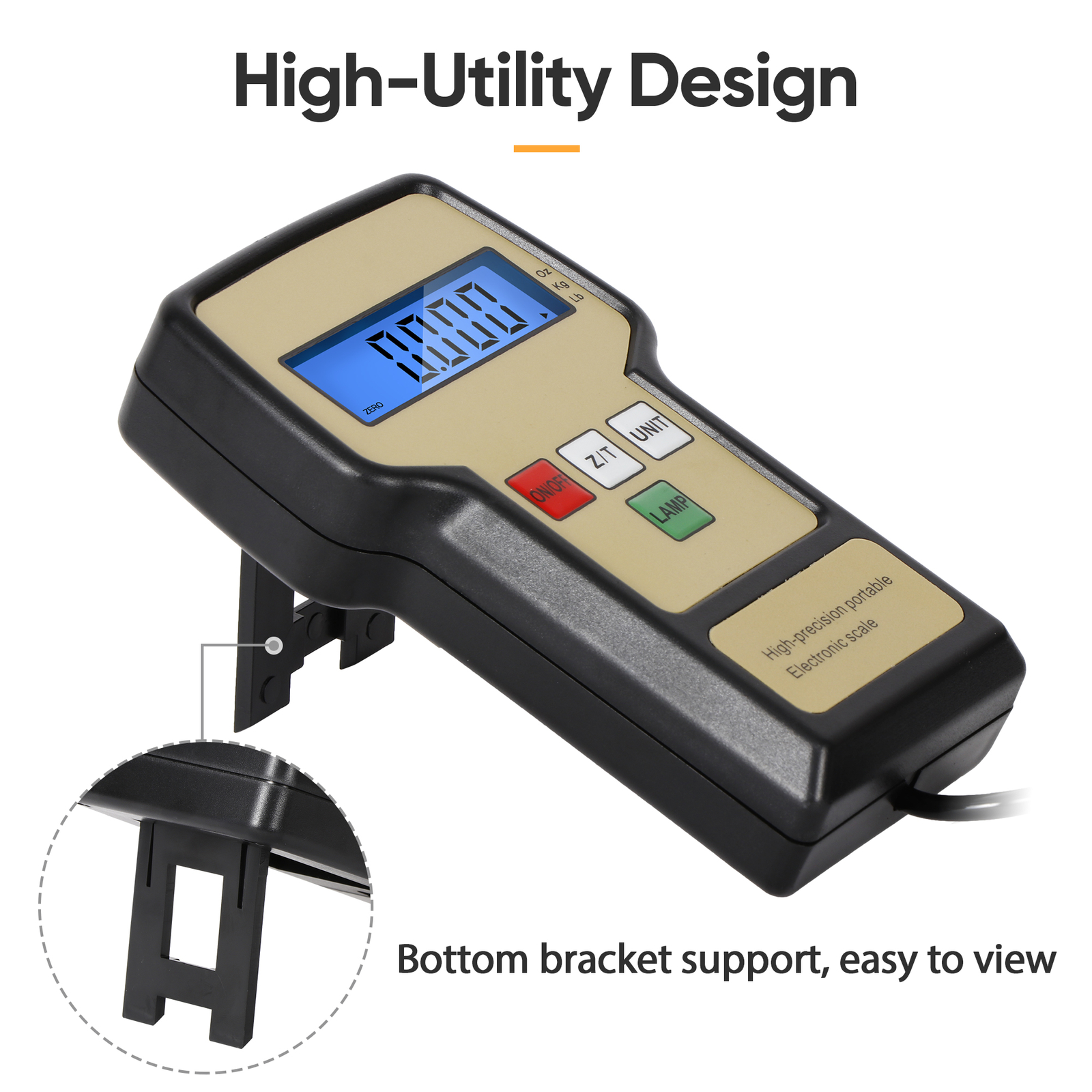 220 lbs Electronic Refrigerant Charging Digital Weight Scale with Case for HVAC