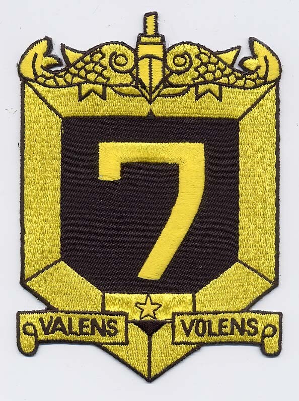 Submarine Squadron Seven (SubRon 7) 3.5 x 5 in EonFelt bcp5999