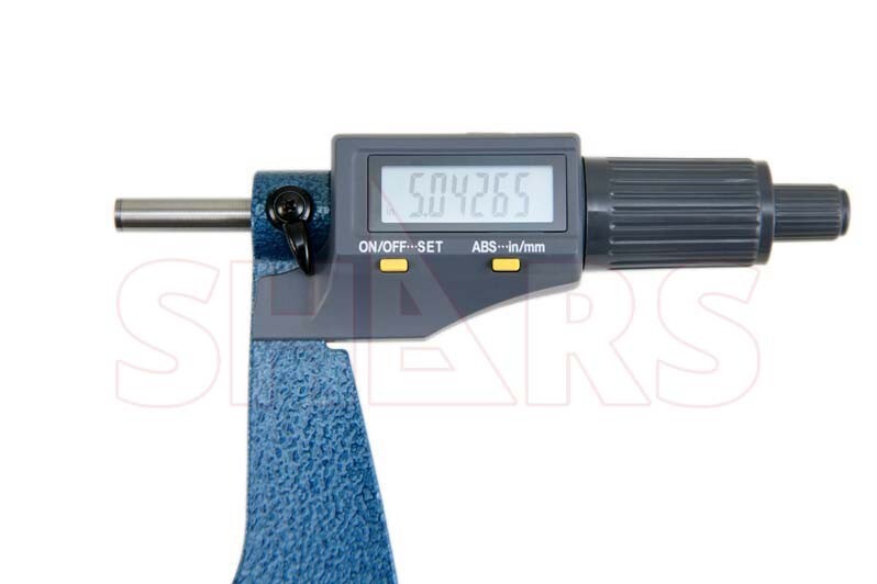 Shars 5-6" Solid Metal Frame Electronic Outside Micrometer ±0.0002" NEW M]