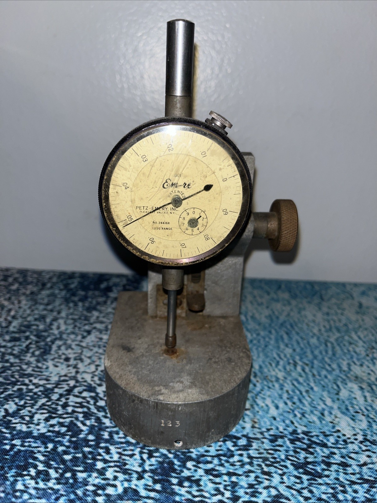 Petz Emery INC Dial Indicator Vintage Antique Comparator