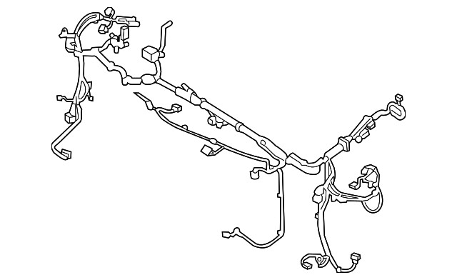 Genuine Nissan Headlight Wiring Harness 24023-9DJ0C
