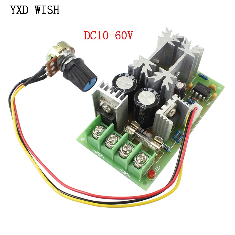 10-60V 20A PWM Motor Speed Controller High Power Drive Module Switch Regulator