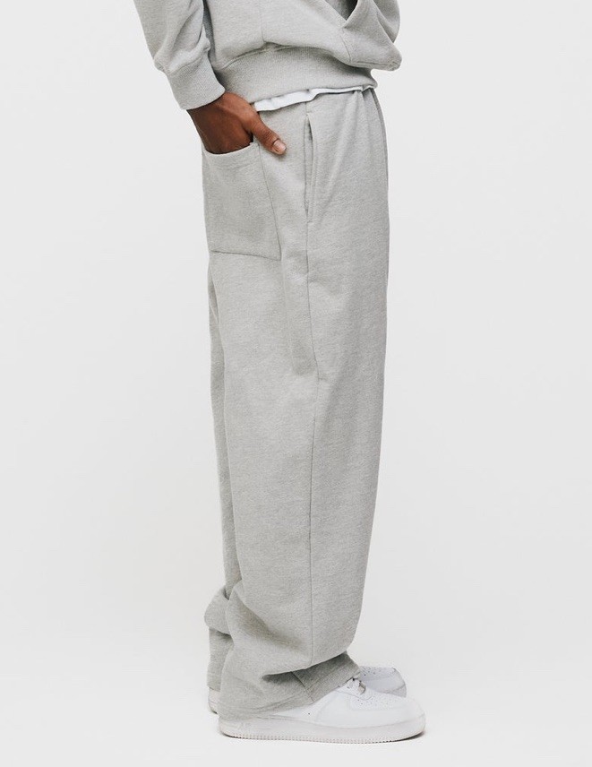 HOURS Baggy Sweatpants in Grey - Size XL