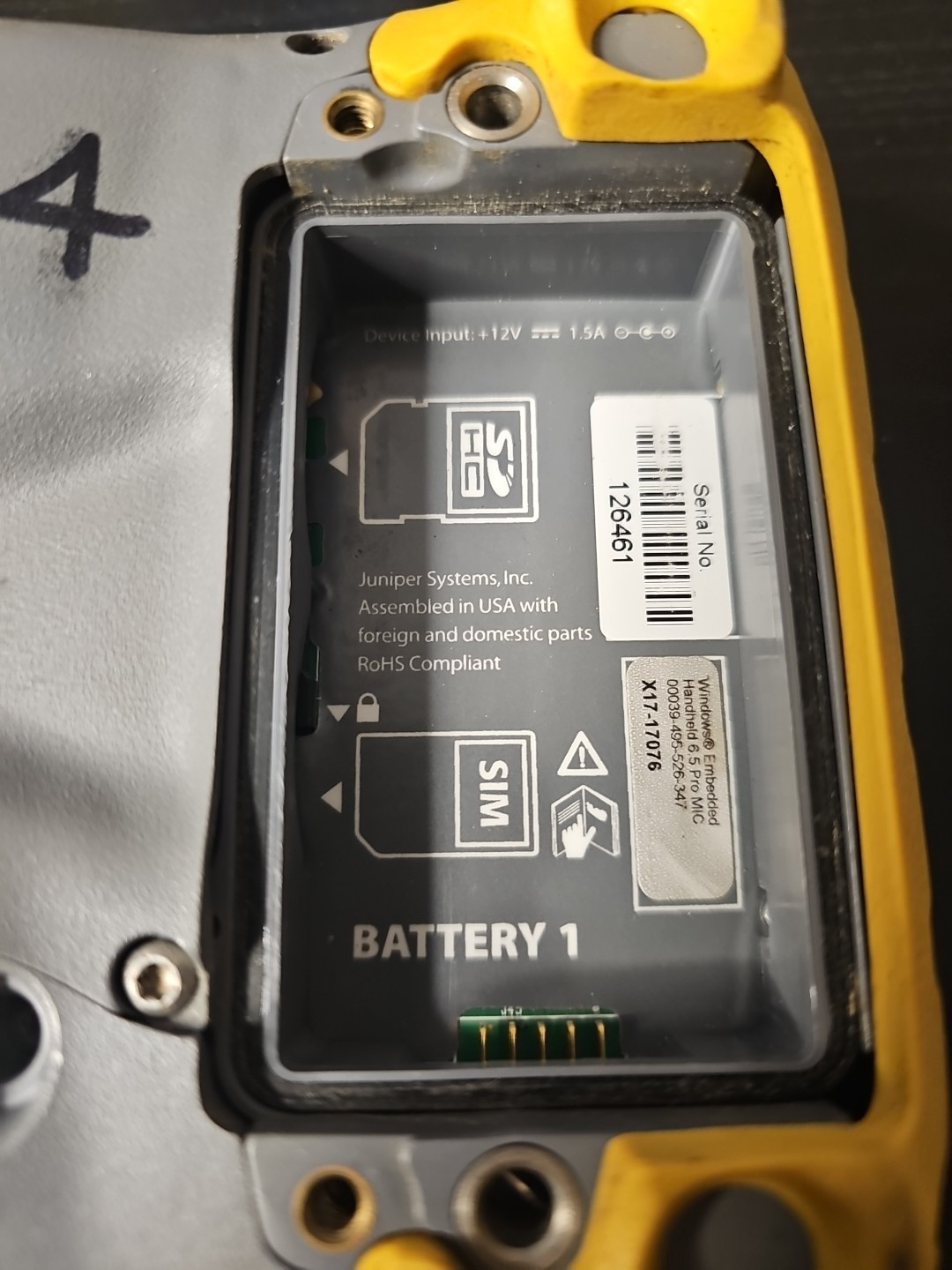 Topcon Tesla MSA SERIES Field Controller No Batteries Untested